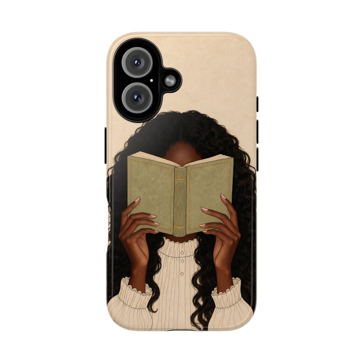 Girl Reading Phone Case