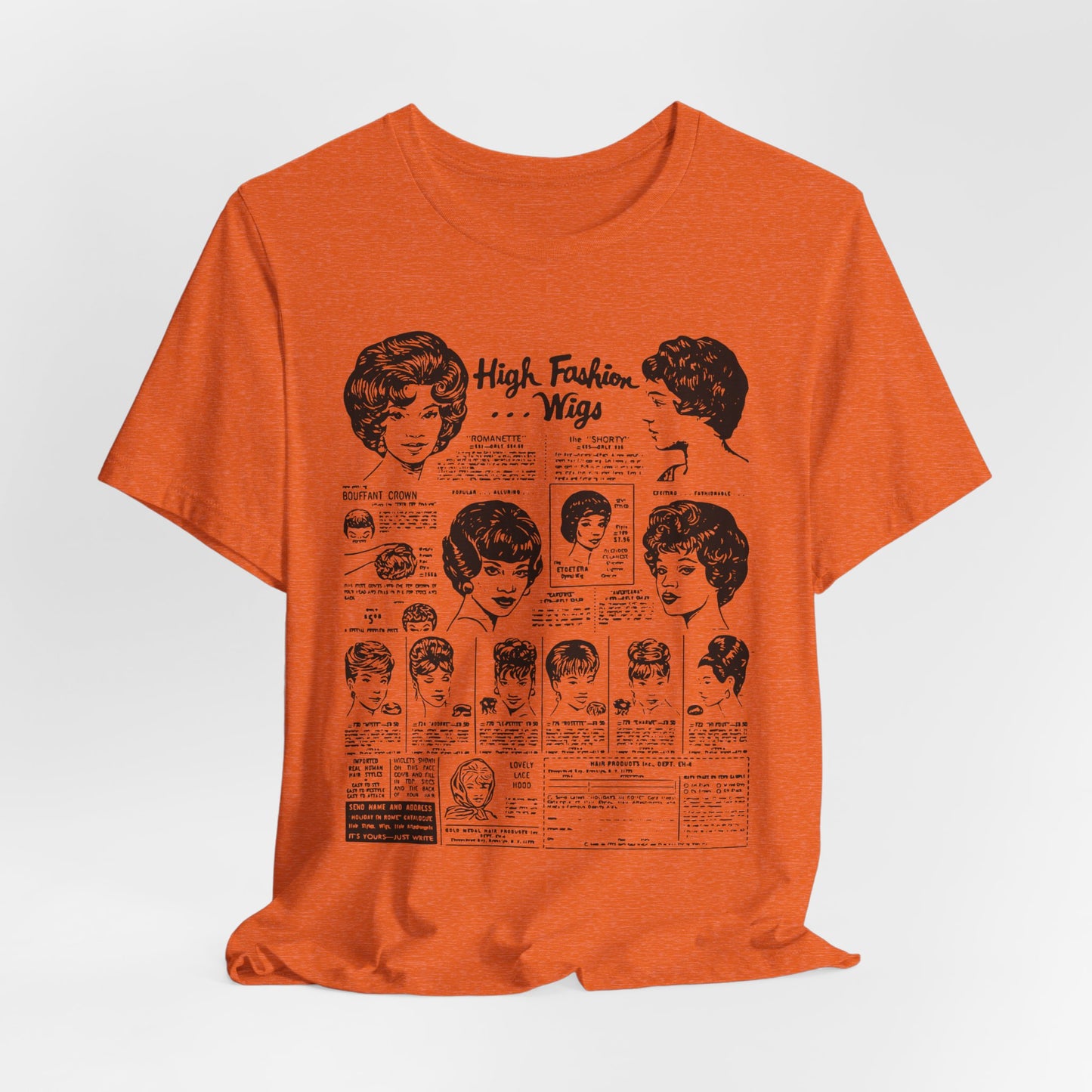 Vintage Wig Ad T-shirt
