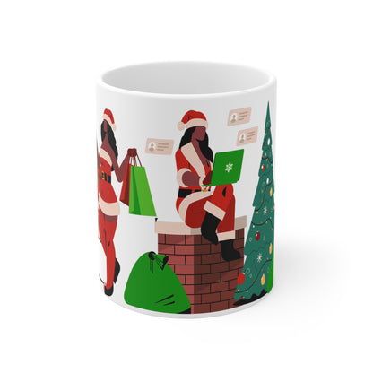 Santa Woman Mug