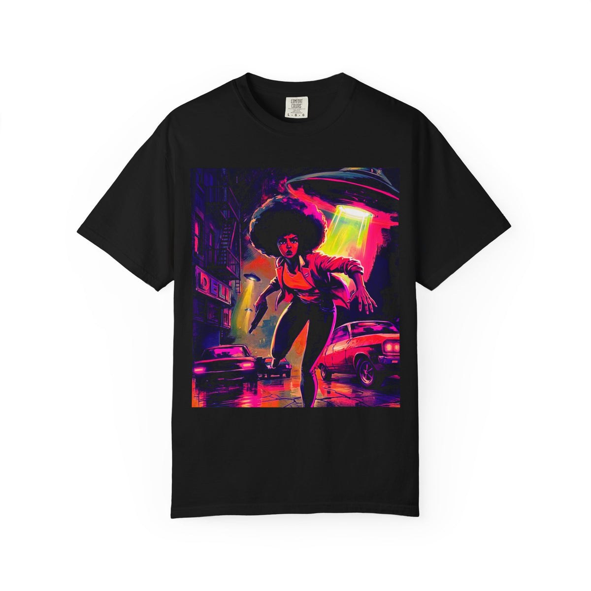 Afro Futuristic Runner T-Shirt