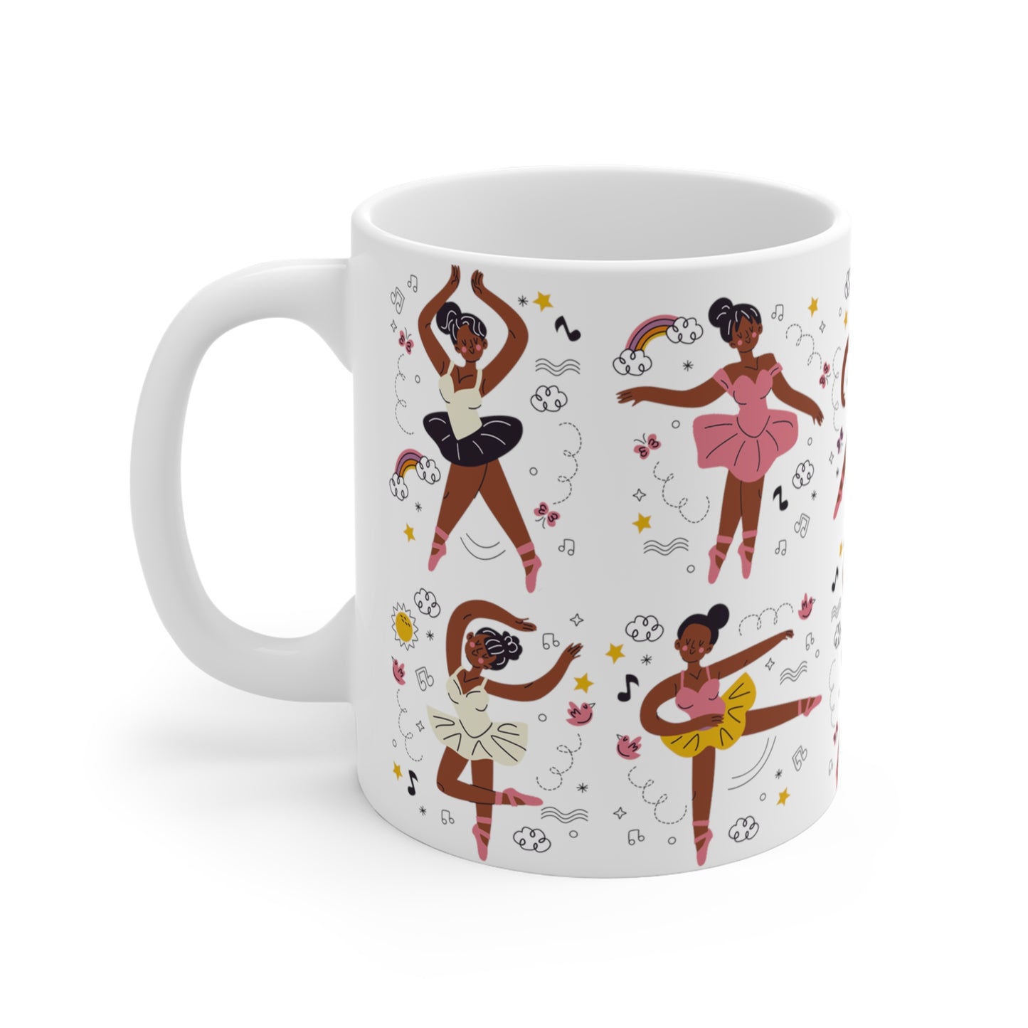 Ballerina Cartoon Mug