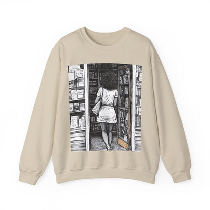 Bookstore Scene Sweatshirt