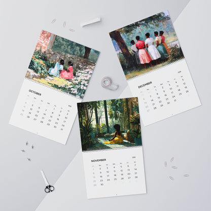 Melanin and Green Life 2026 Wall Calendar