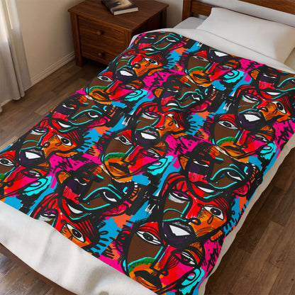 Abstract Men Blanket