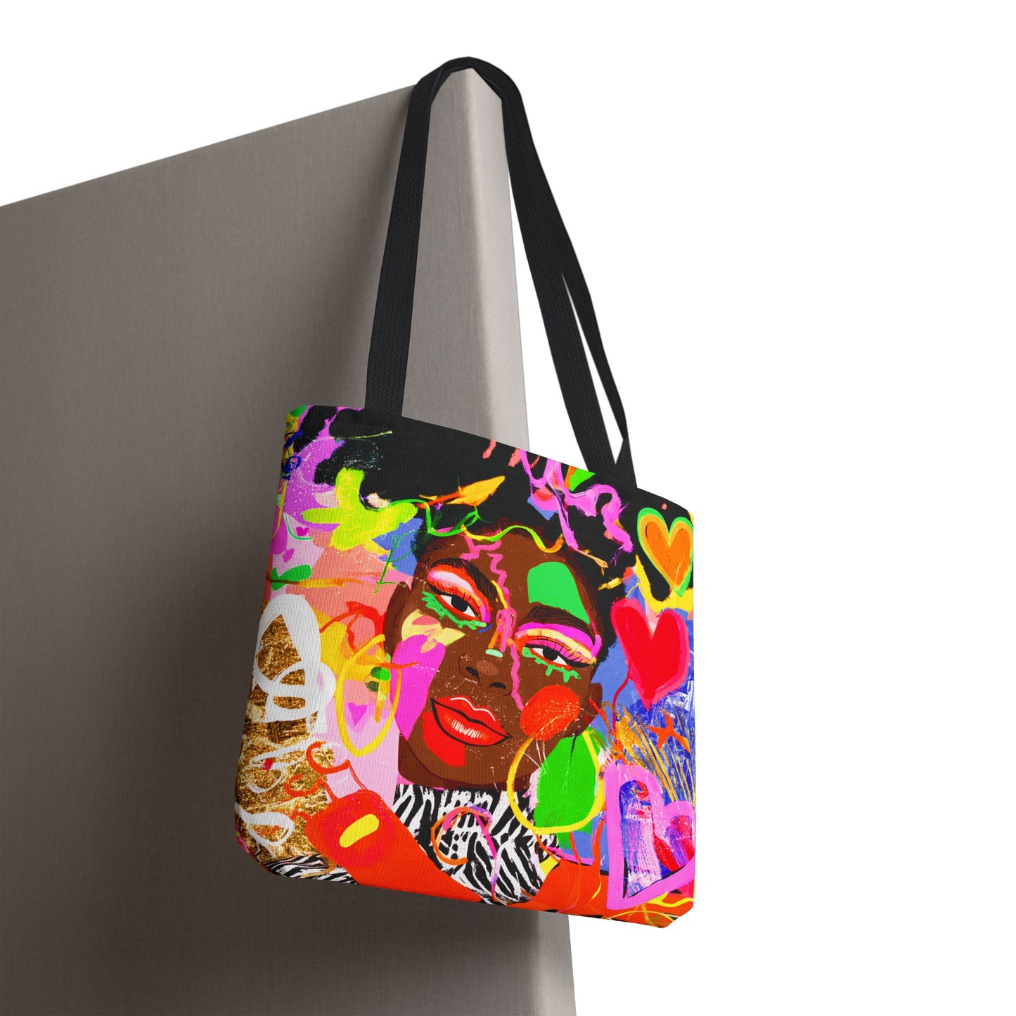 Graffiti Face Tote Bag