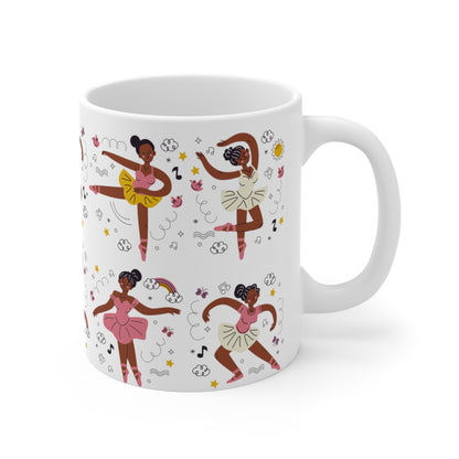 Ballerina Cartoon Mug