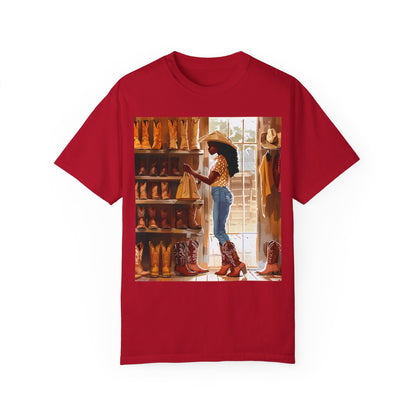 Cowgirl Shopping Shirt - Comfort Colors