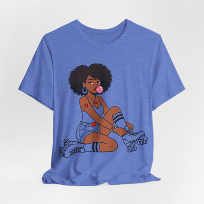 Afro Roller Girl Shirt