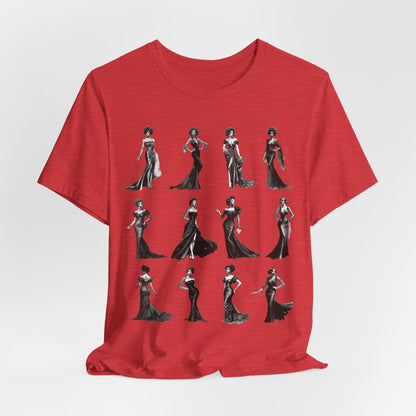 Black Dress Glamour T-shirt