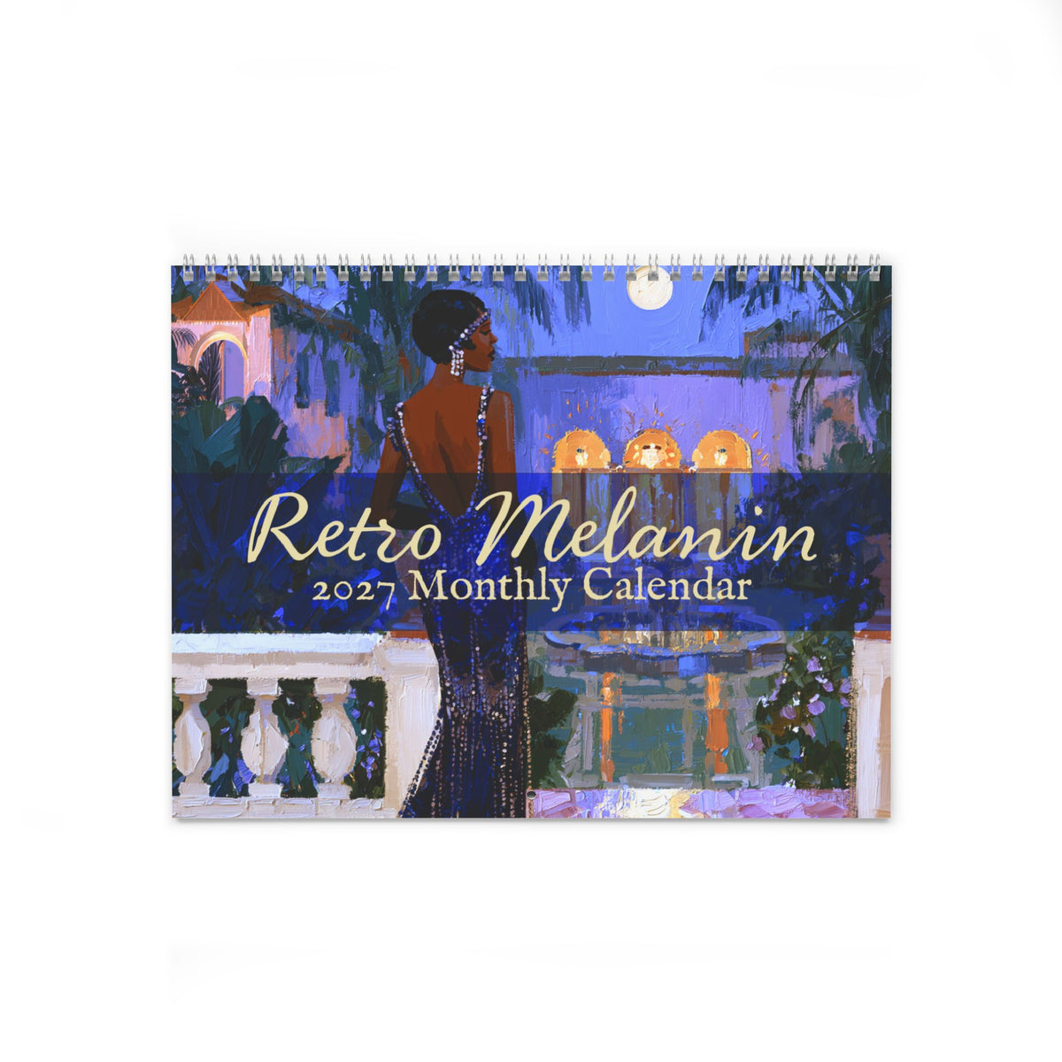 Retro Melanin 2027 Wall Calendar