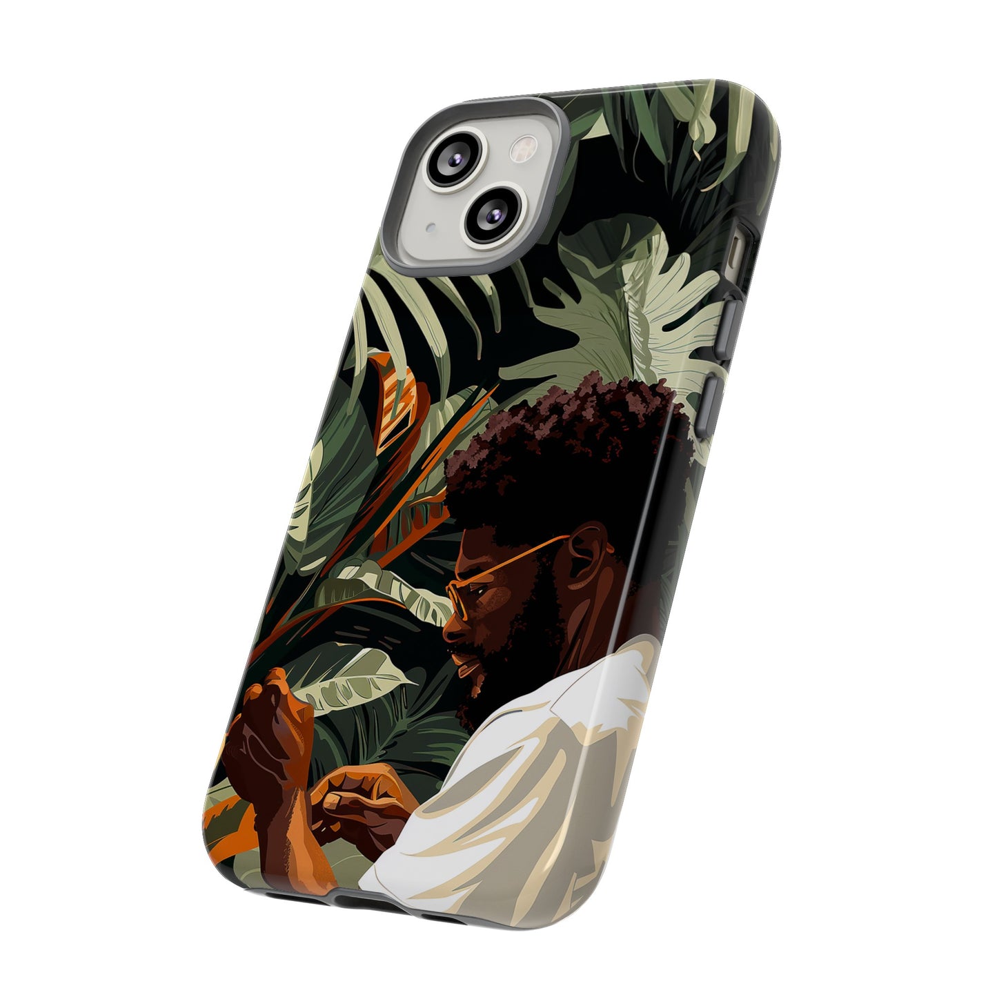 Man with Plants Phone Case