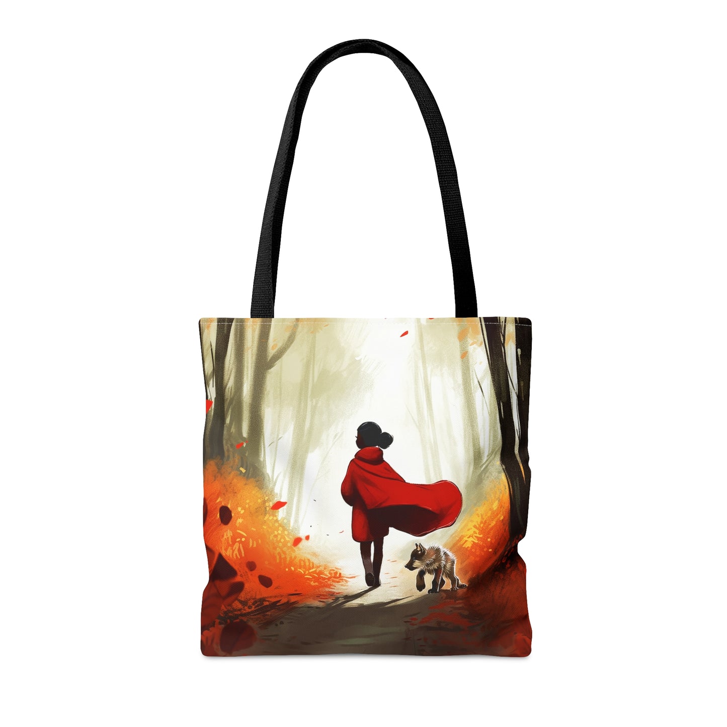 Red Riding Tote Bag