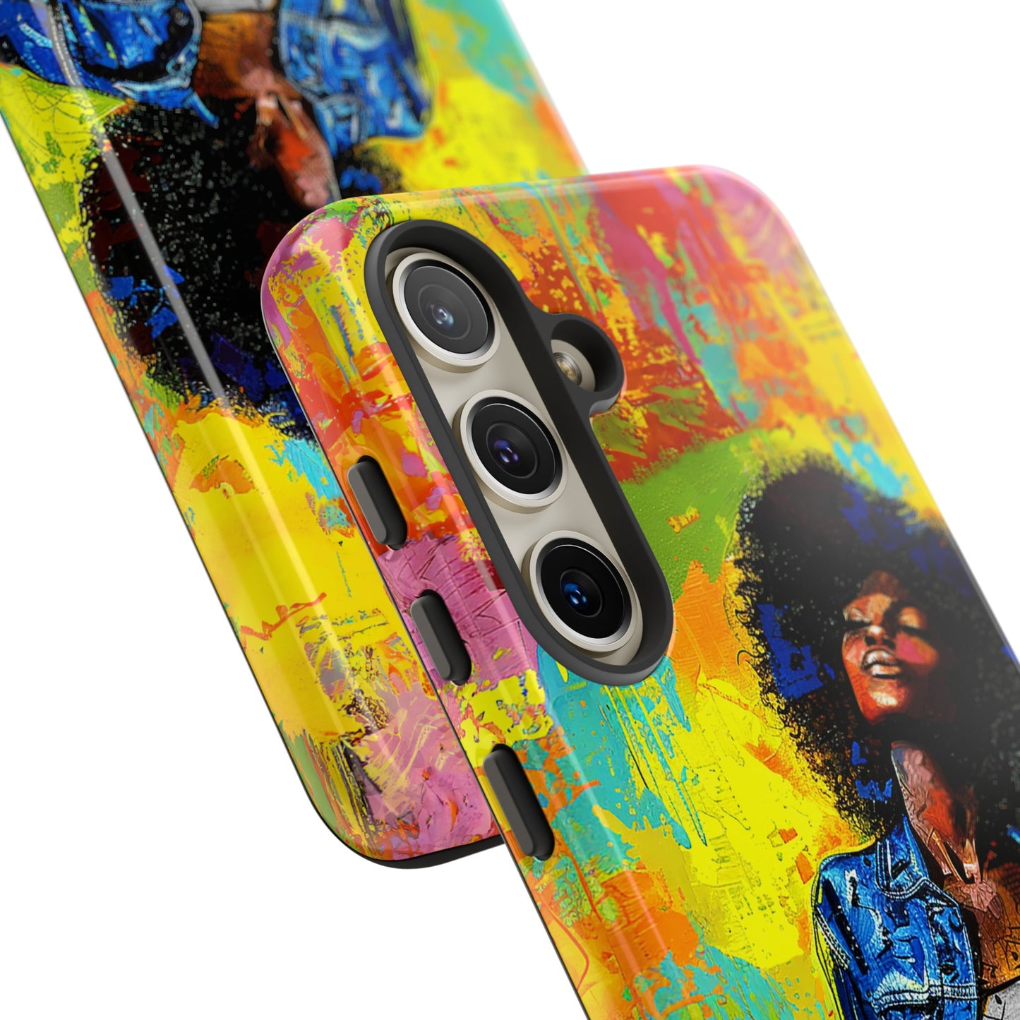 Afro Denim Phone Case