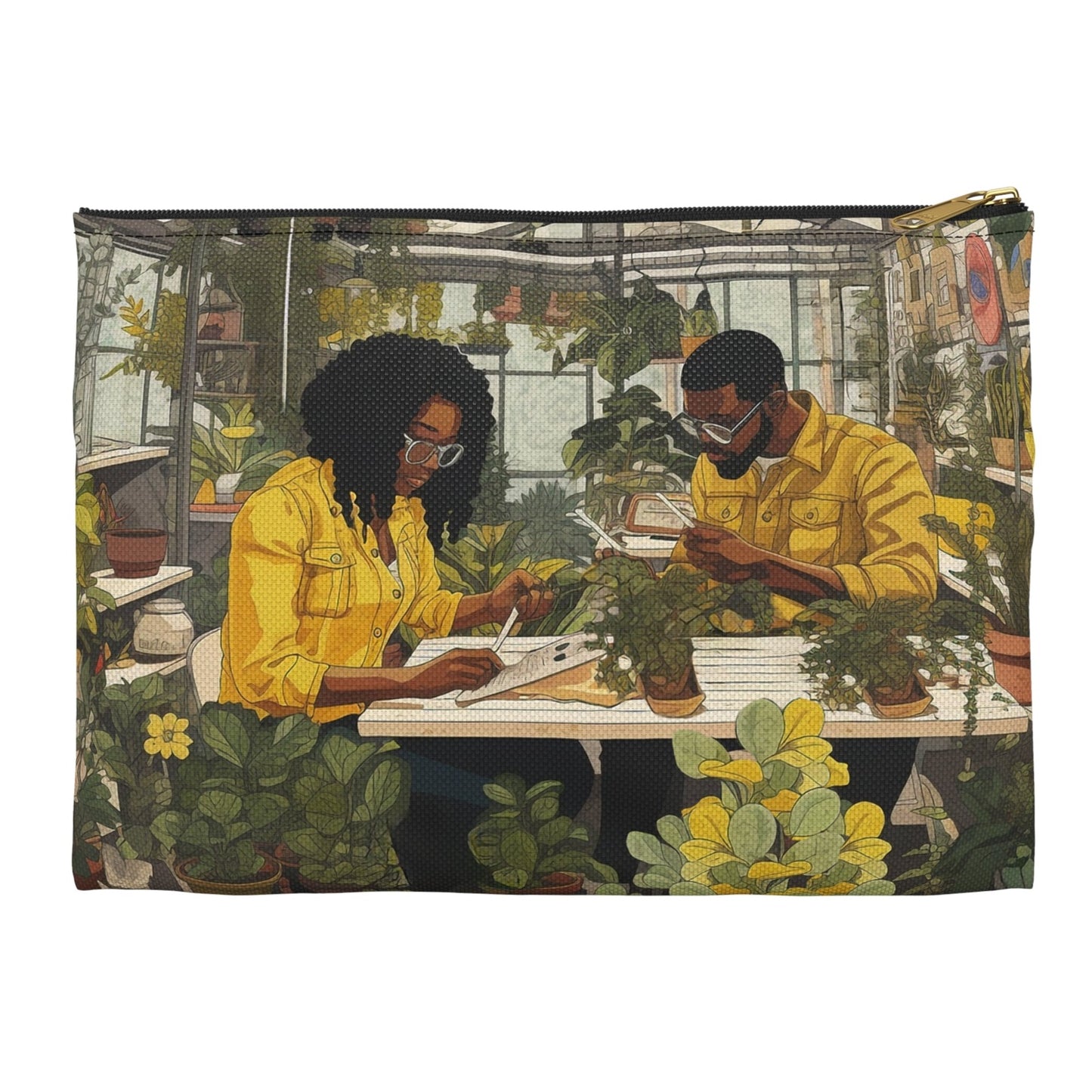 Greenhouse Couple Pouch