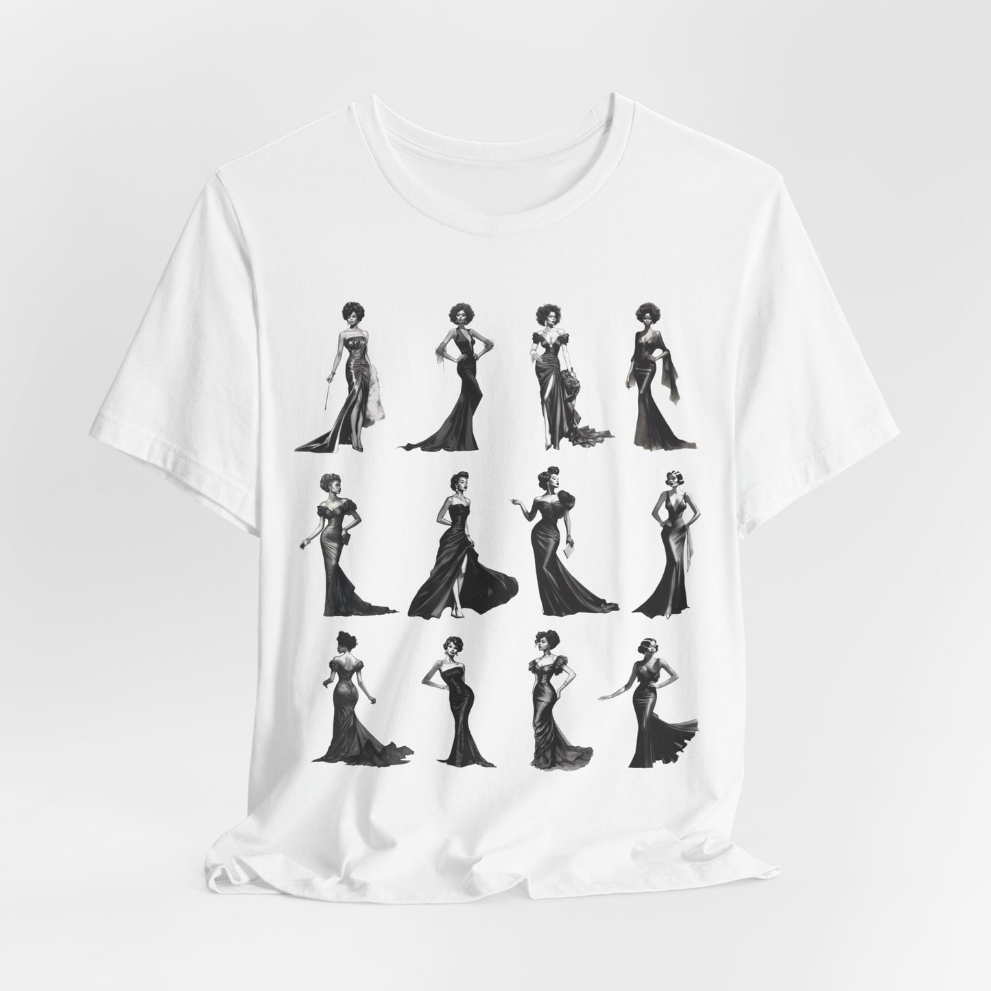 Black Dress Glamour T-shirt