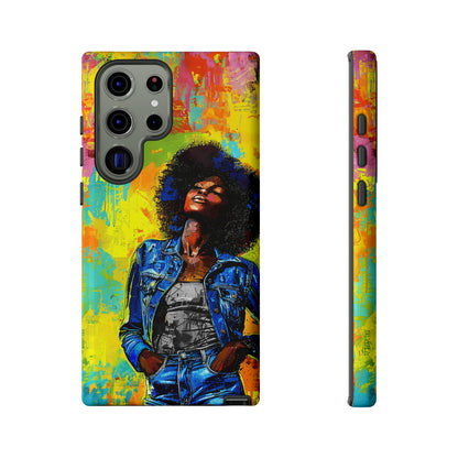 Afro Denim Phone Case