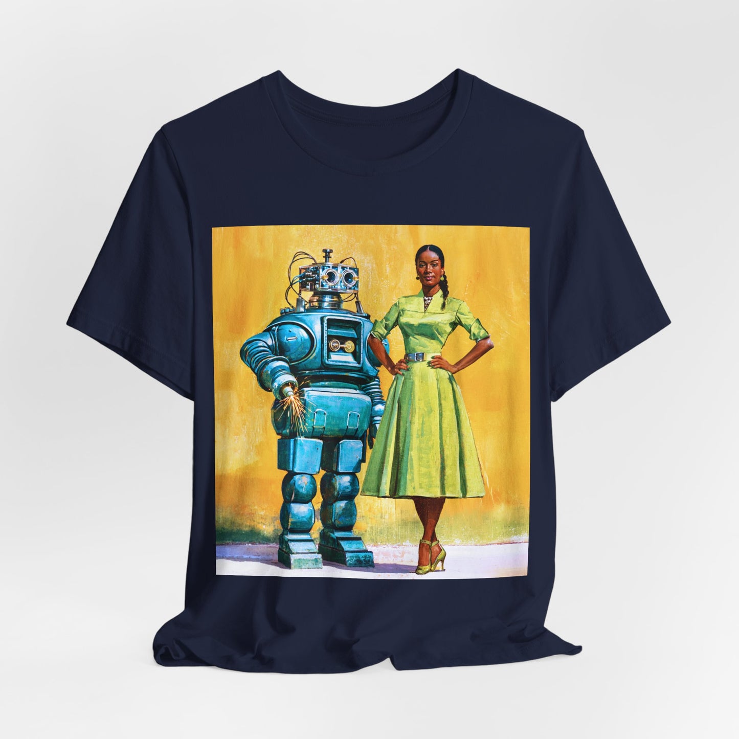 Woman with Bot T-Shirt