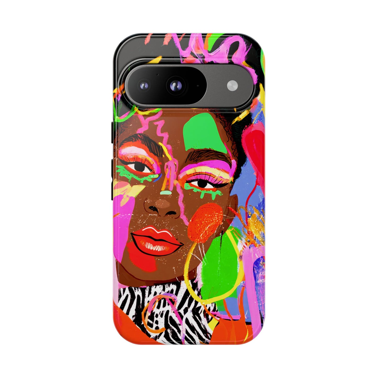 Graffiti Neon Face Phone Case