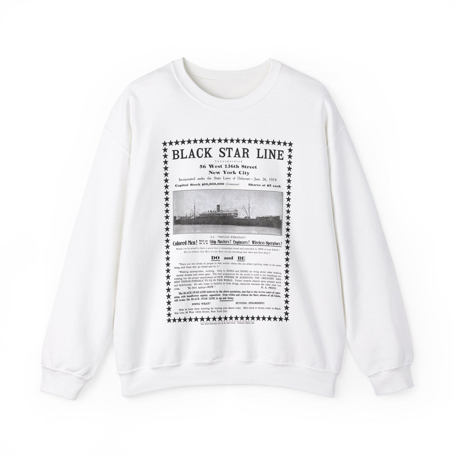 Black Star Line Sweatshirt