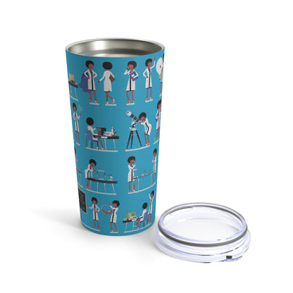 Afro Scientist Tumbler