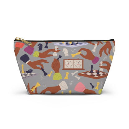 Chess Hands T-Bottom Pouch