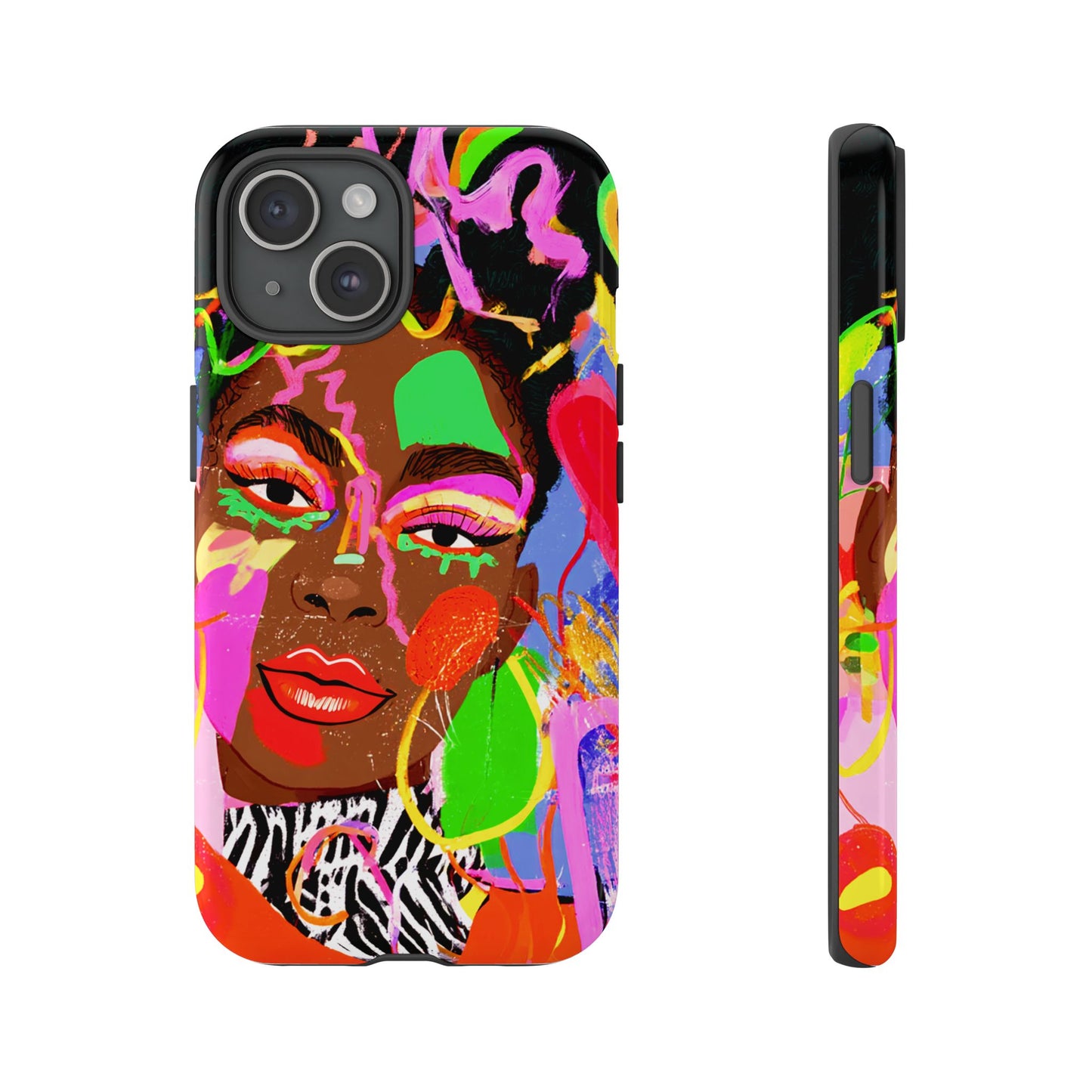 Graffiti Neon Face Phone Case