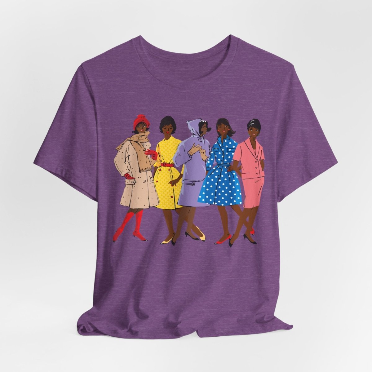 1920s Fashion Ladies T-Shirt - Afrocentric Art by The Trini Gee