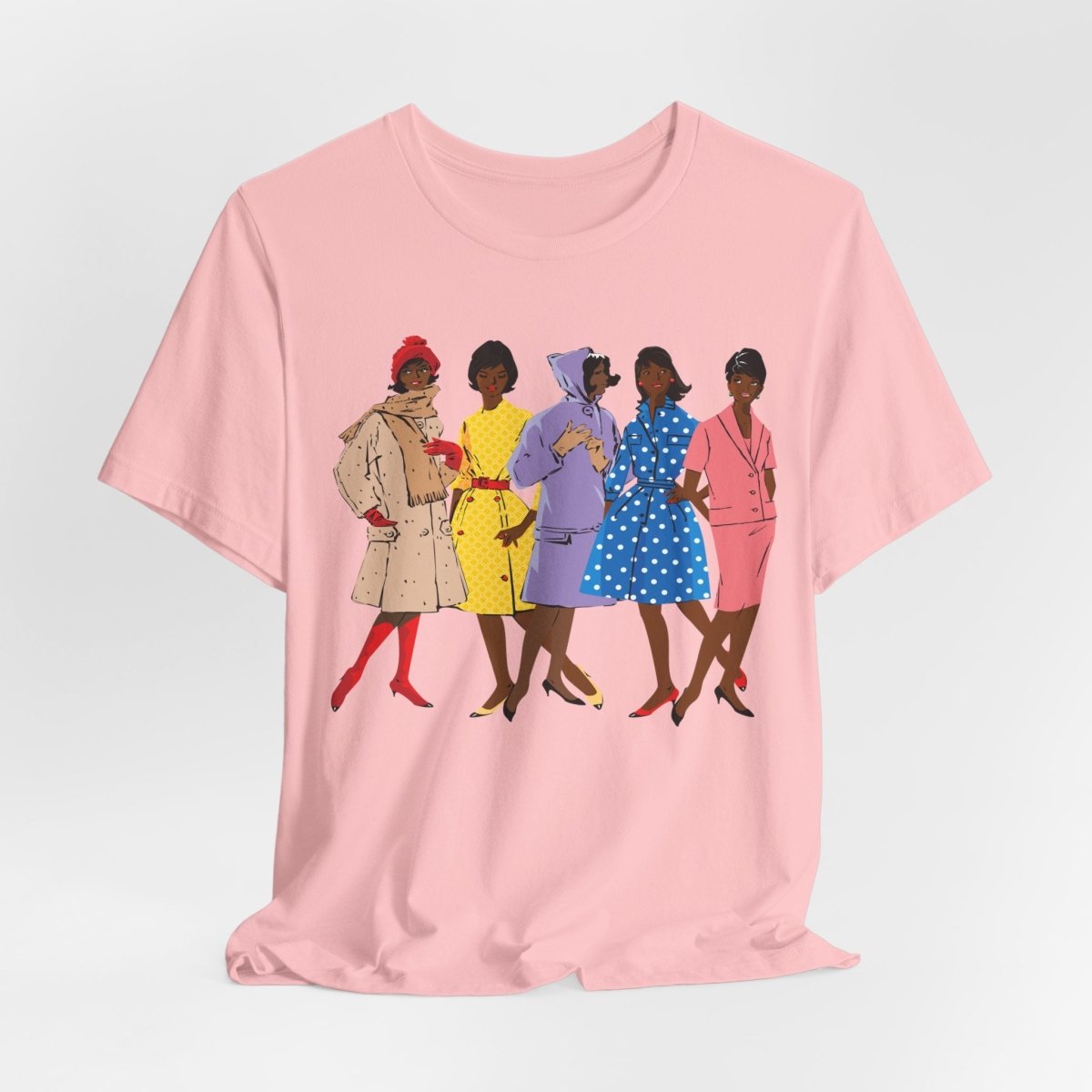 1920s Fashion Ladies T-Shirt - Afrocentric Art by The Trini Gee