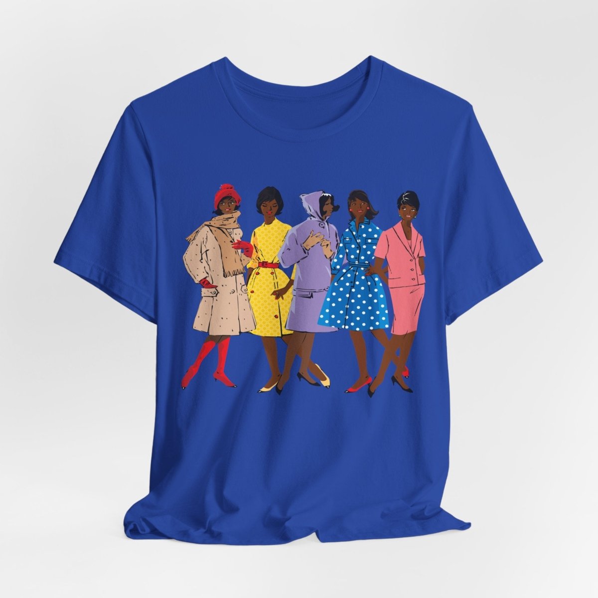 1920s Fashion Ladies T-Shirt - Afrocentric Art by The Trini Gee