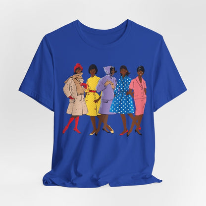 1920s Fashion Ladies T-Shirt - Afrocentric Art by The Trini Gee