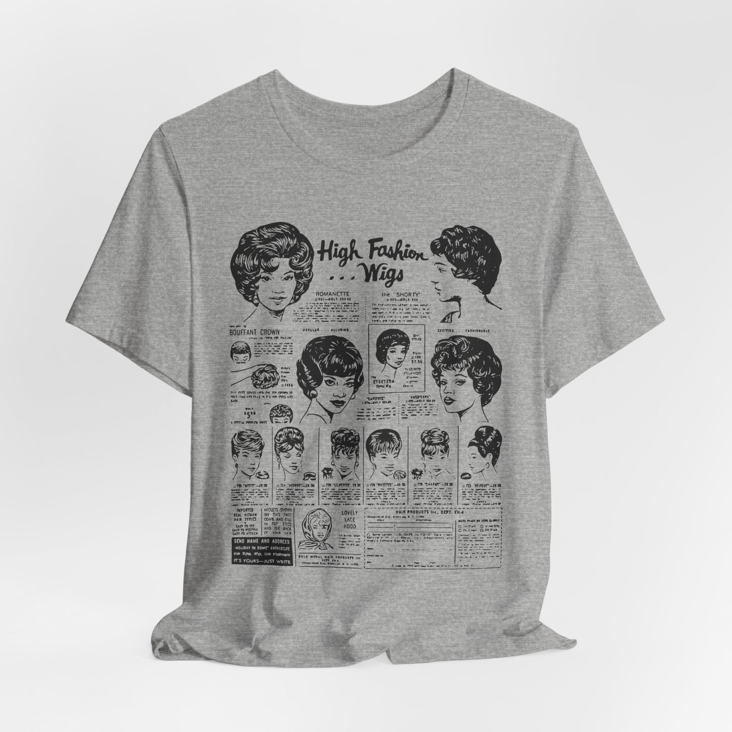 Vintage Wig Ad T-shirt