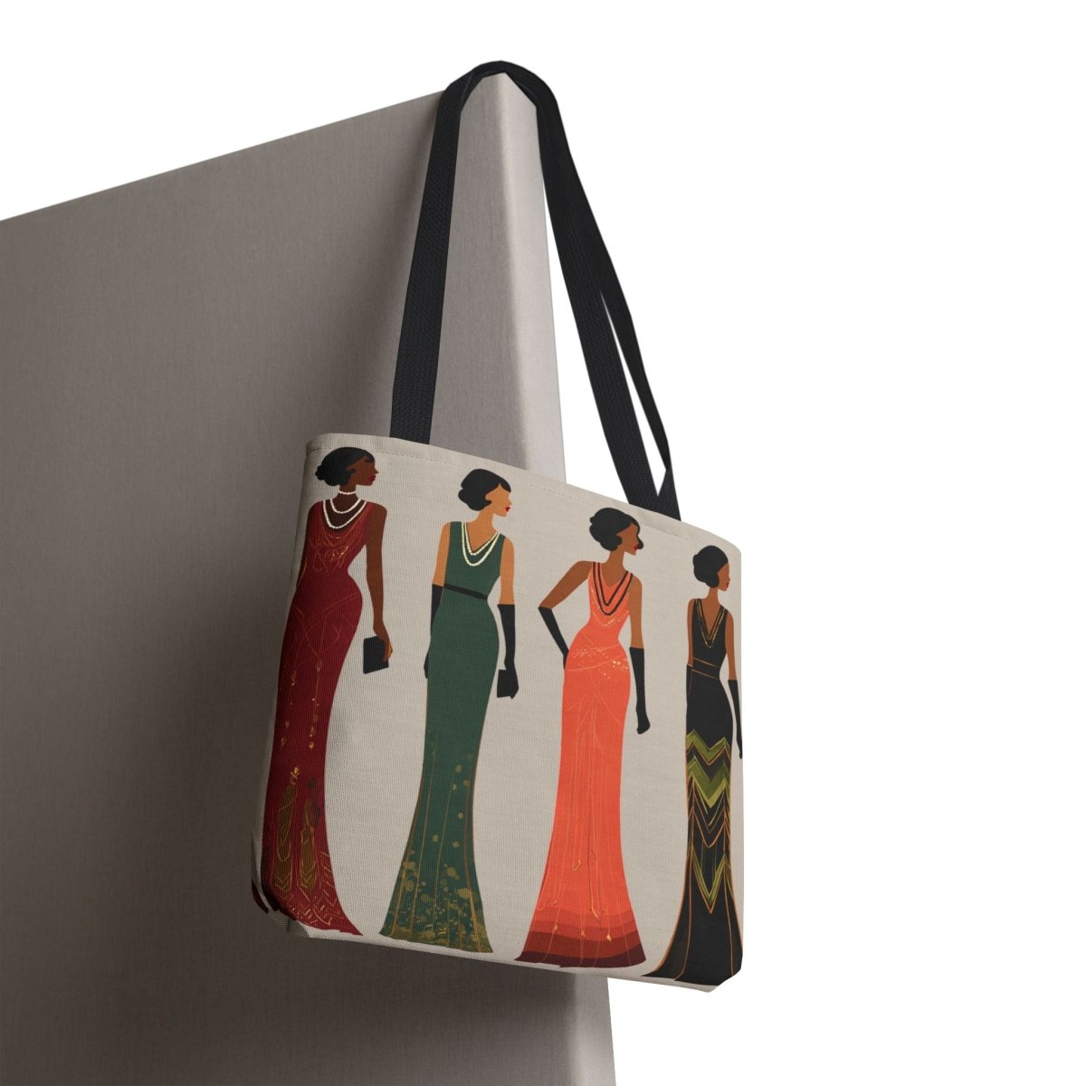 20s Fashion Women Tote Bag - Afrocentric Art by The Trini Gee