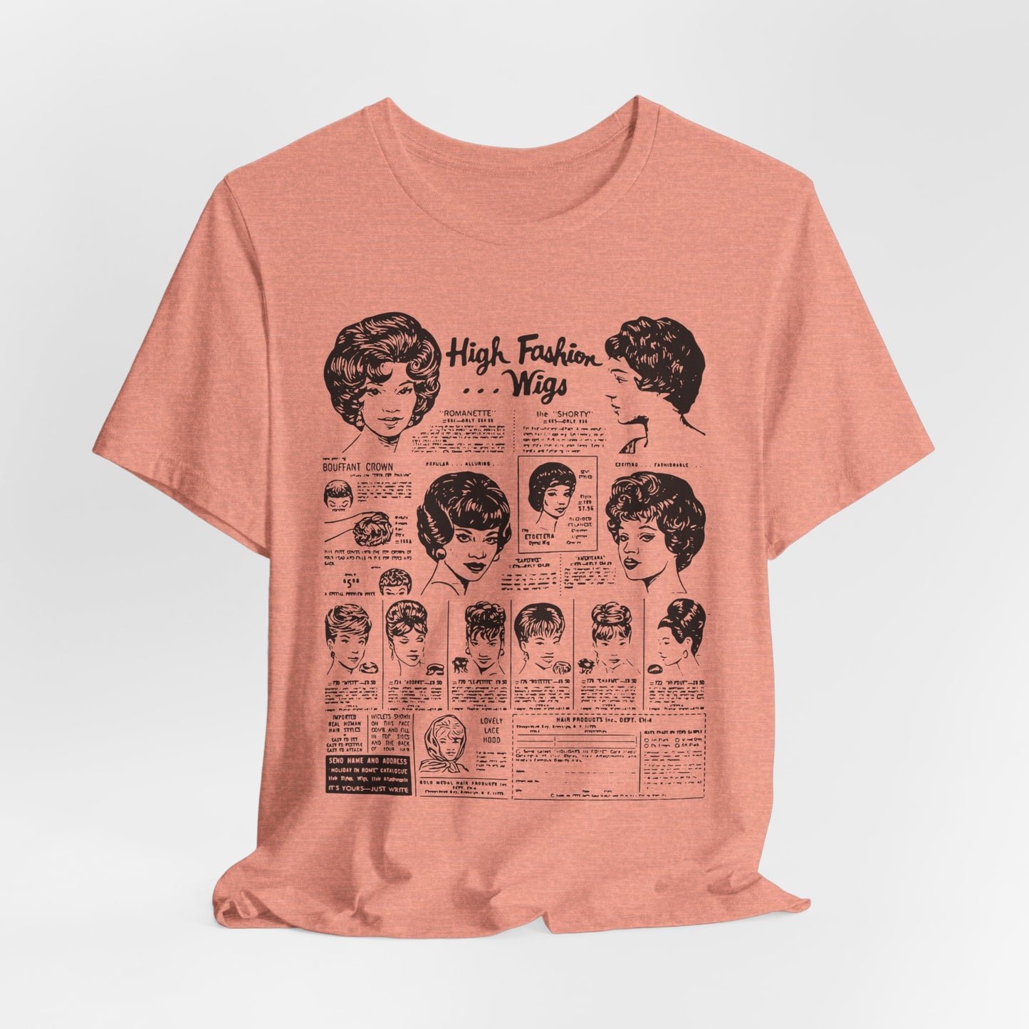 Vintage Wig Ad T-shirt