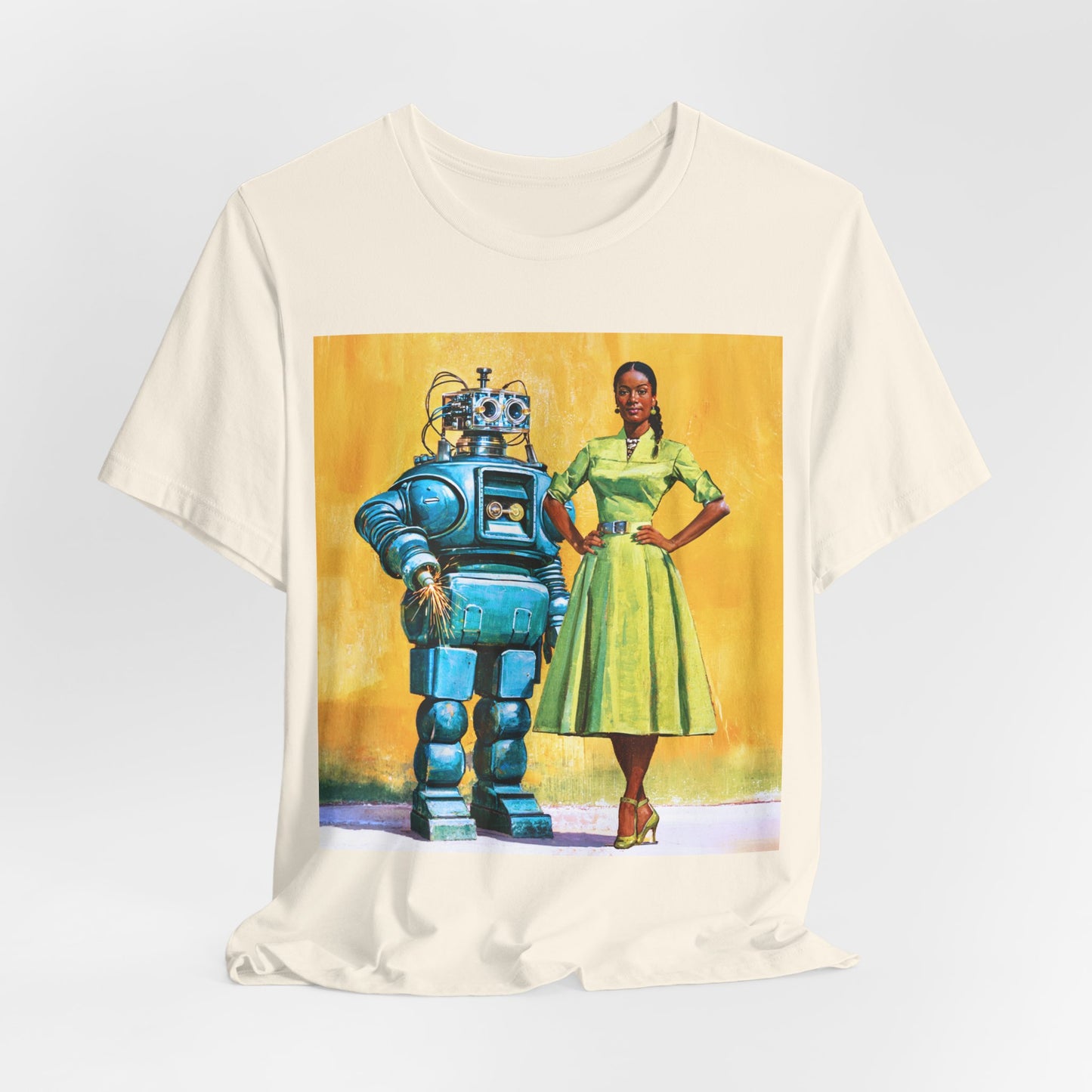 Woman with Bot T-Shirt