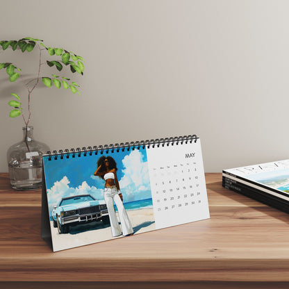 Classic Cars 2025 Desktop Calendar