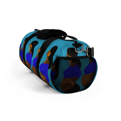 Pregnancy Blue Duffel Bag