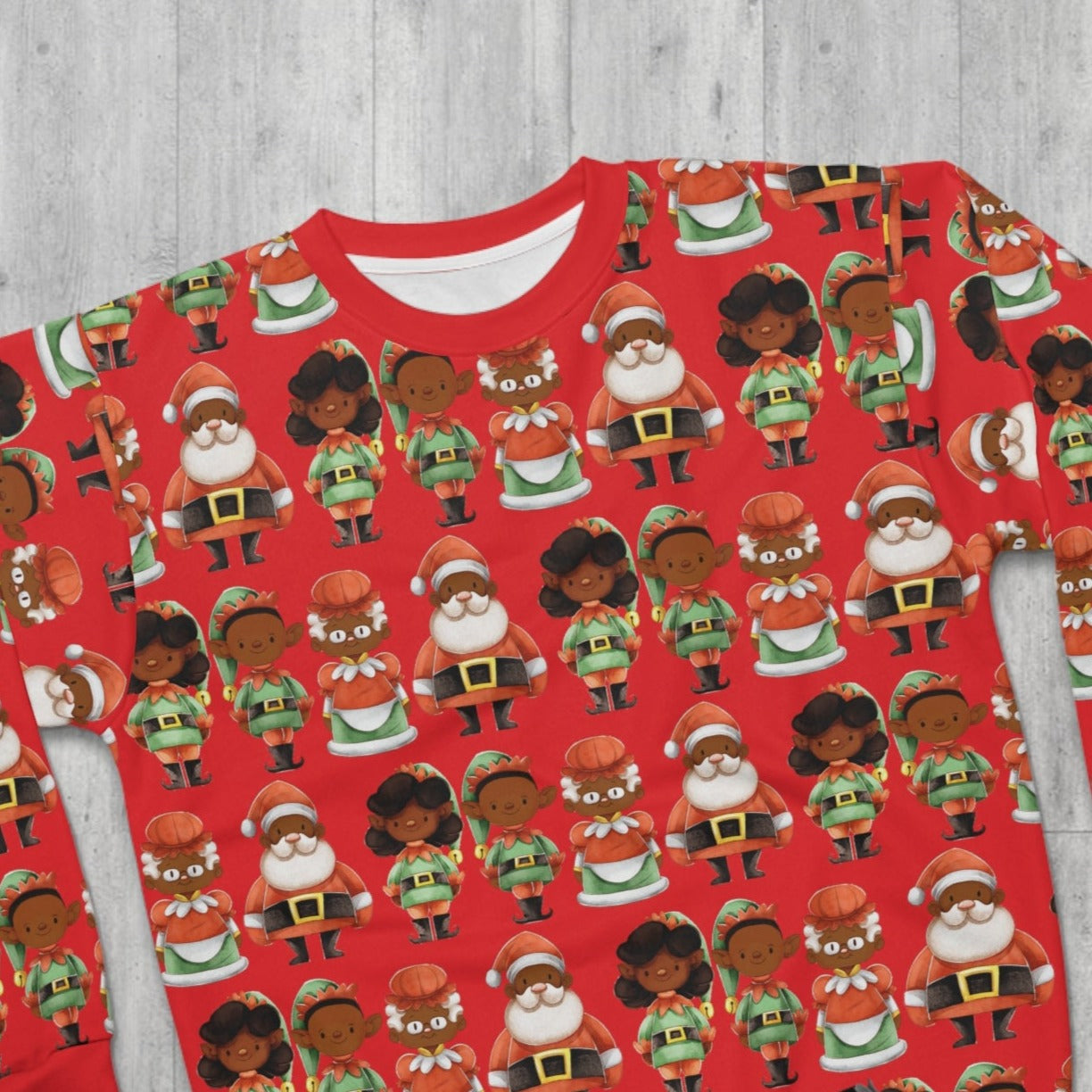 Santa Family AOP Sweatshirt