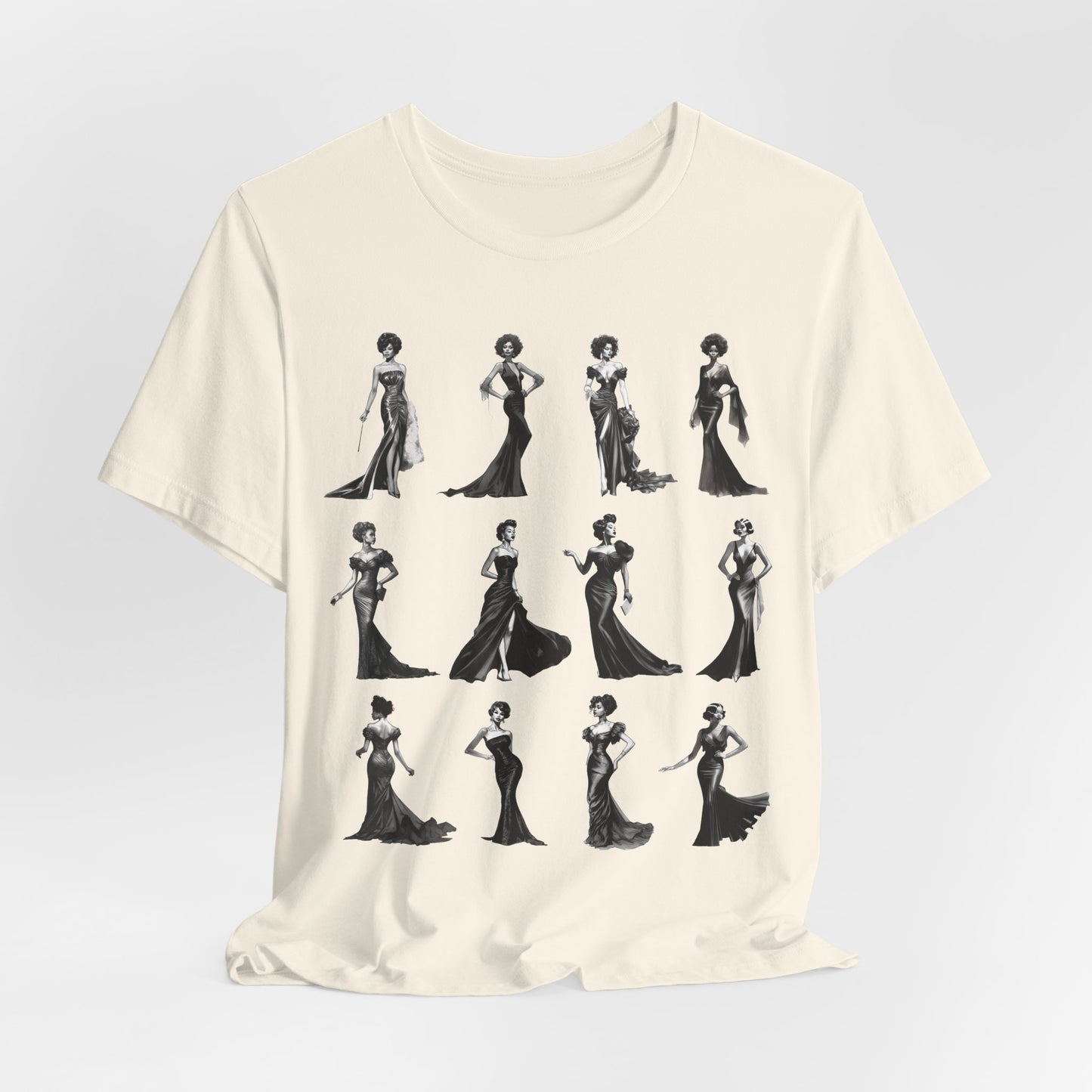 Black Dress Glamour T-shirt