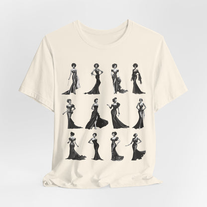 Black Dress Glamour T-shirt