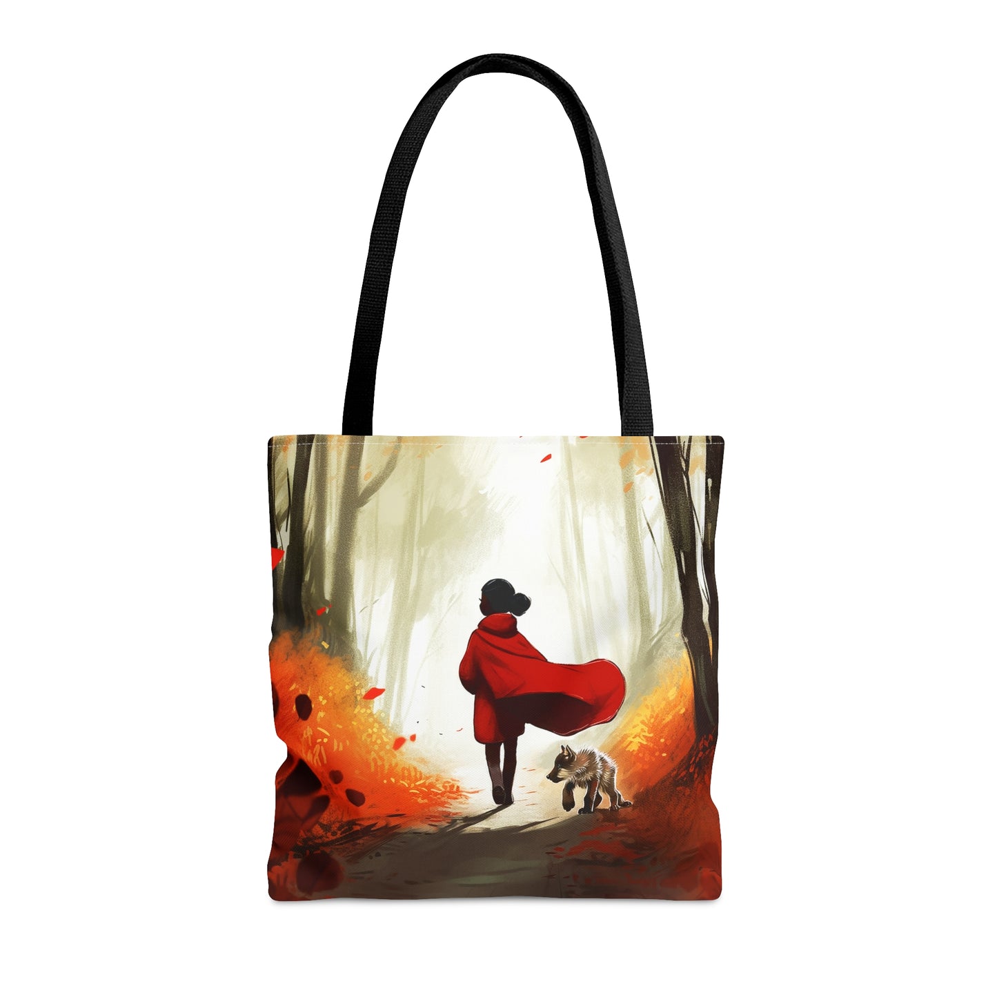 Red Riding Tote Bag