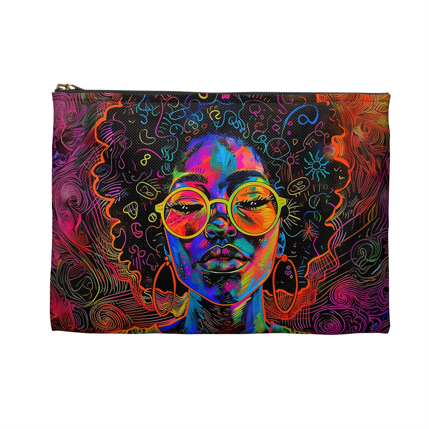 Afro Glow Accessory Pouch