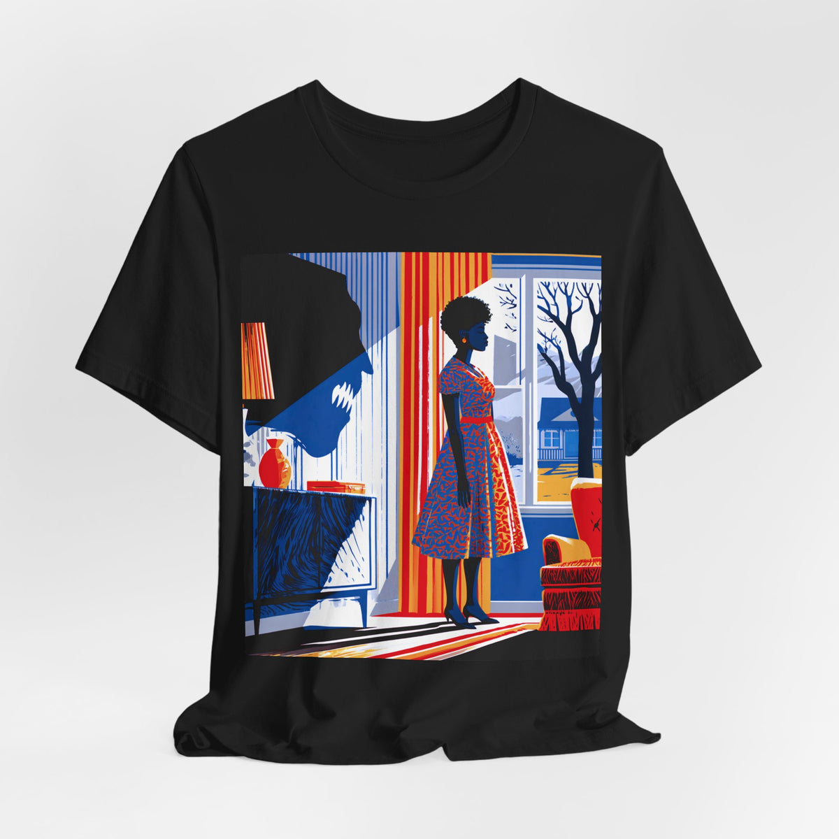 Black Horror Graphic Shirt