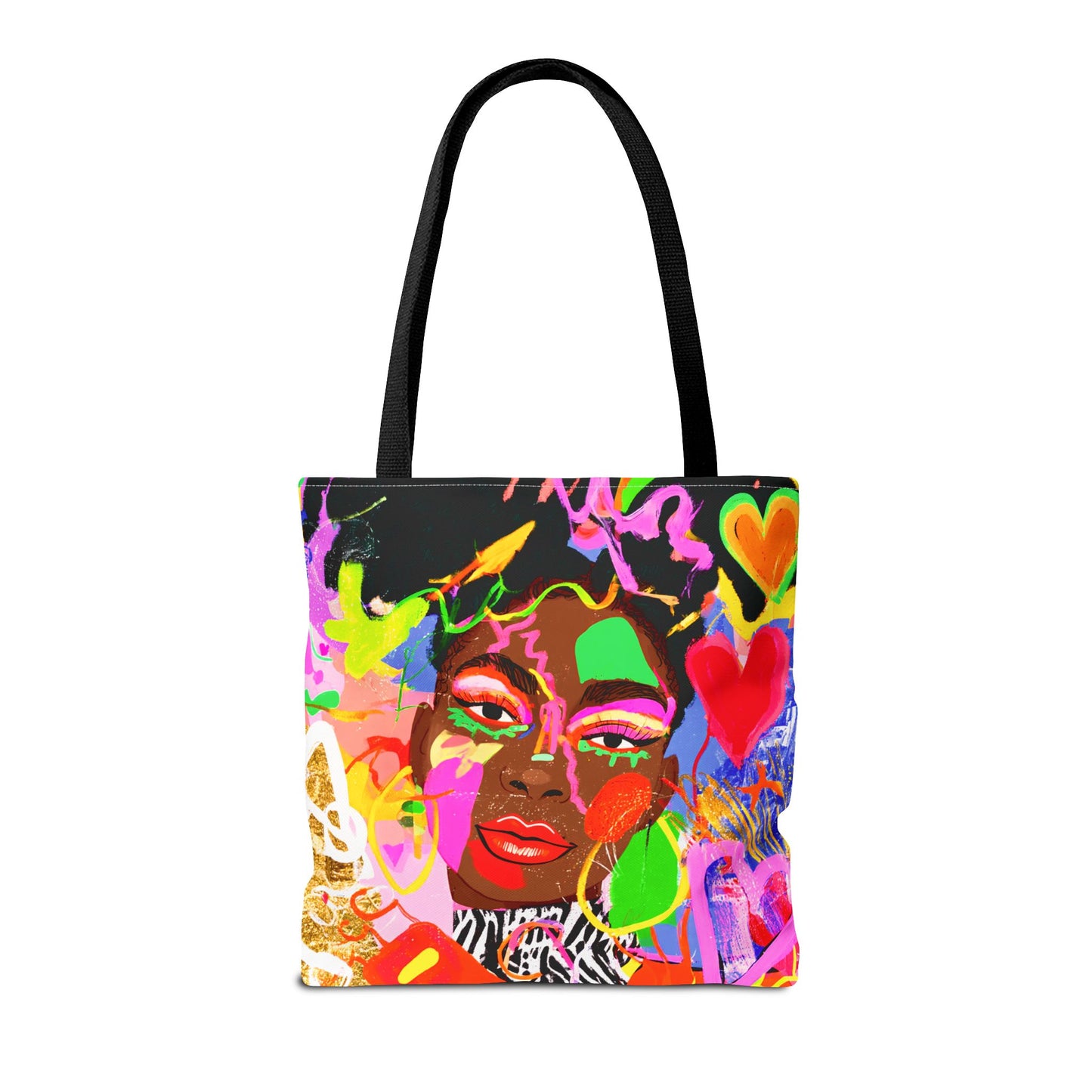 Graffiti Face Tote Bag