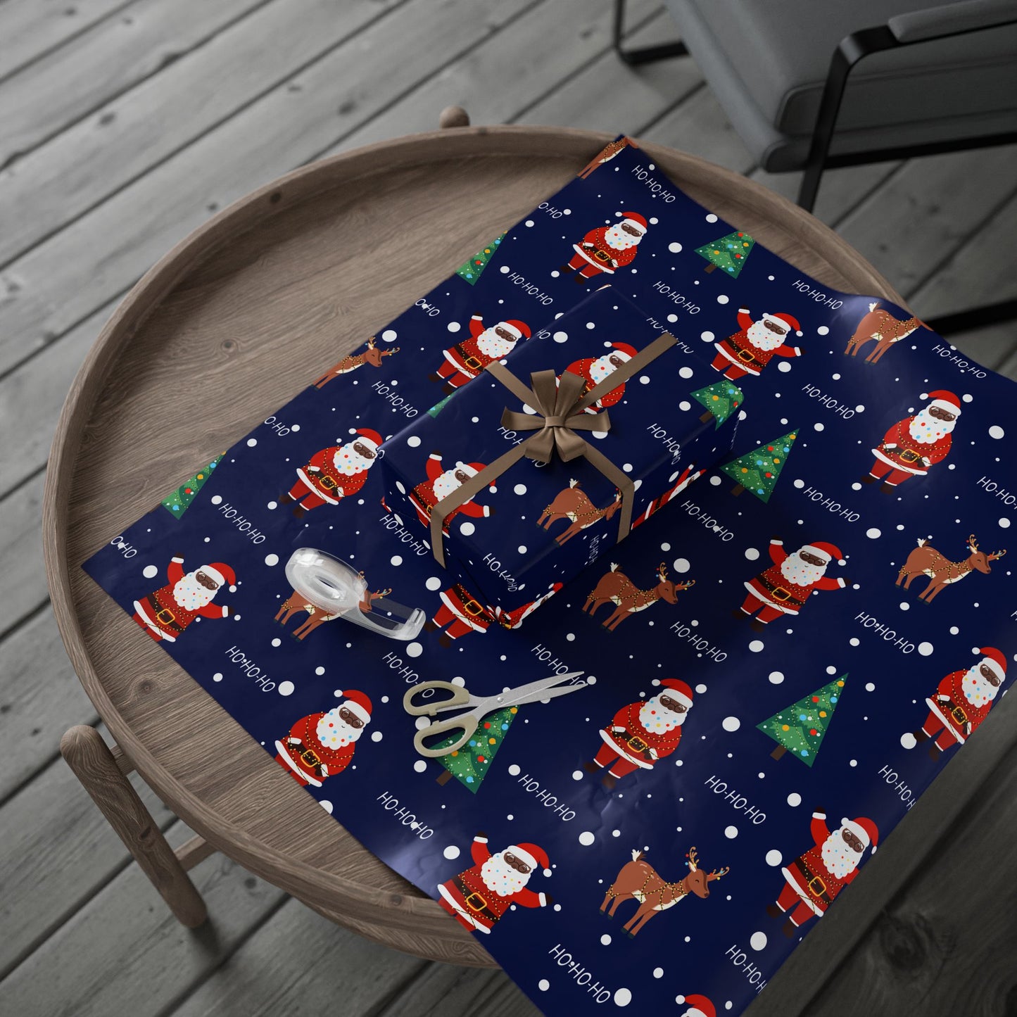 Santa Ho Ho Ho Wrapping Paper