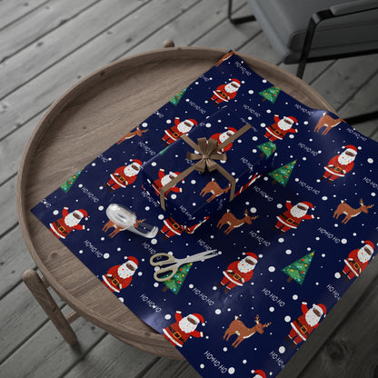 Santa Ho Ho Ho Wrapping Paper