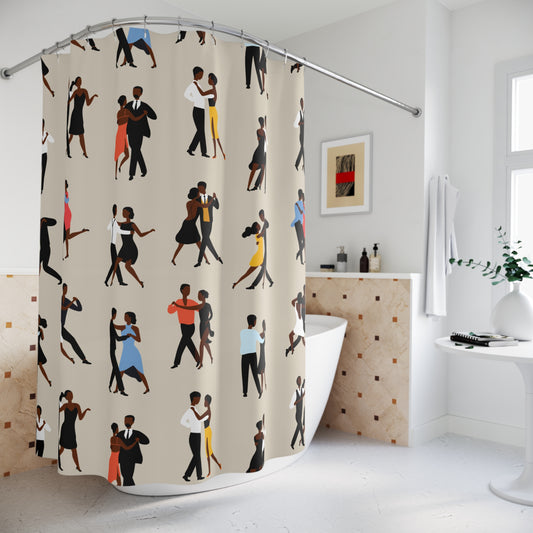 Ballroom Dancers Shower Curtain