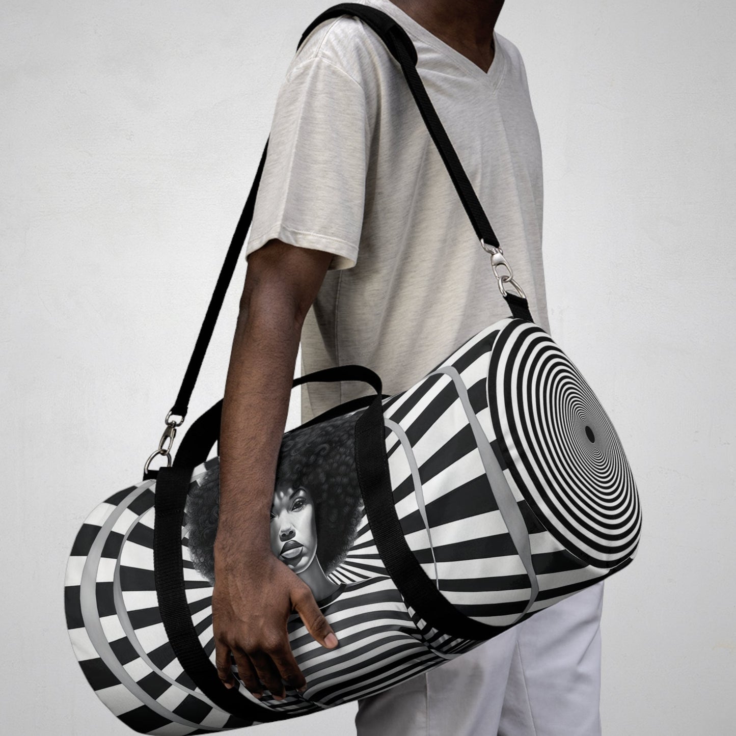 Afro Optical Duffel Bag