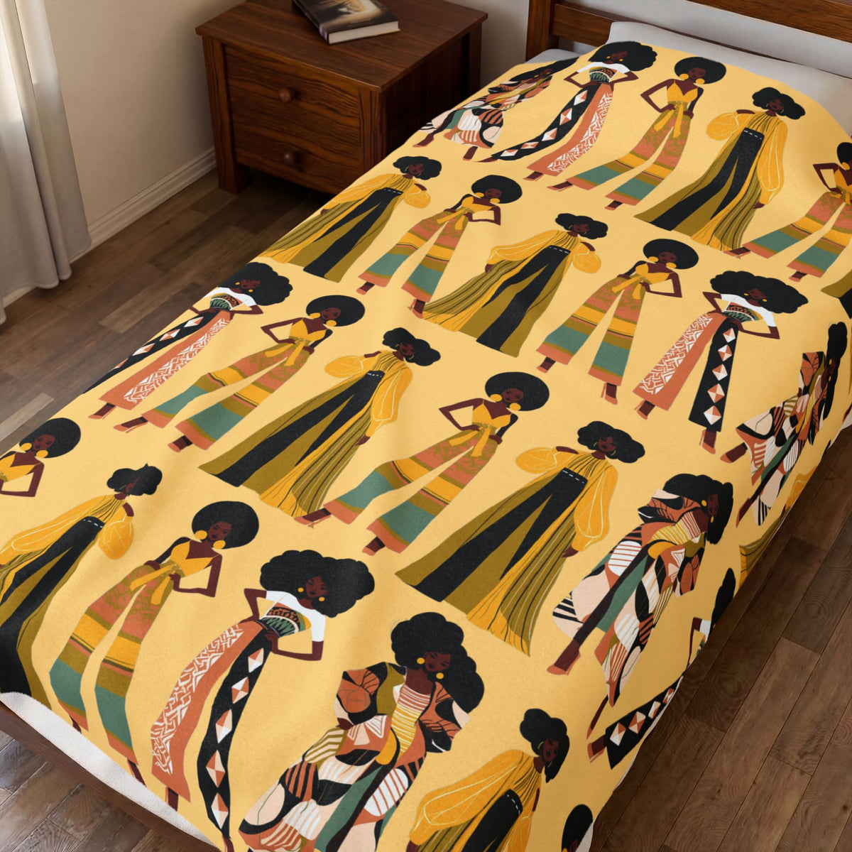 Afro Chic Throw Blanket
