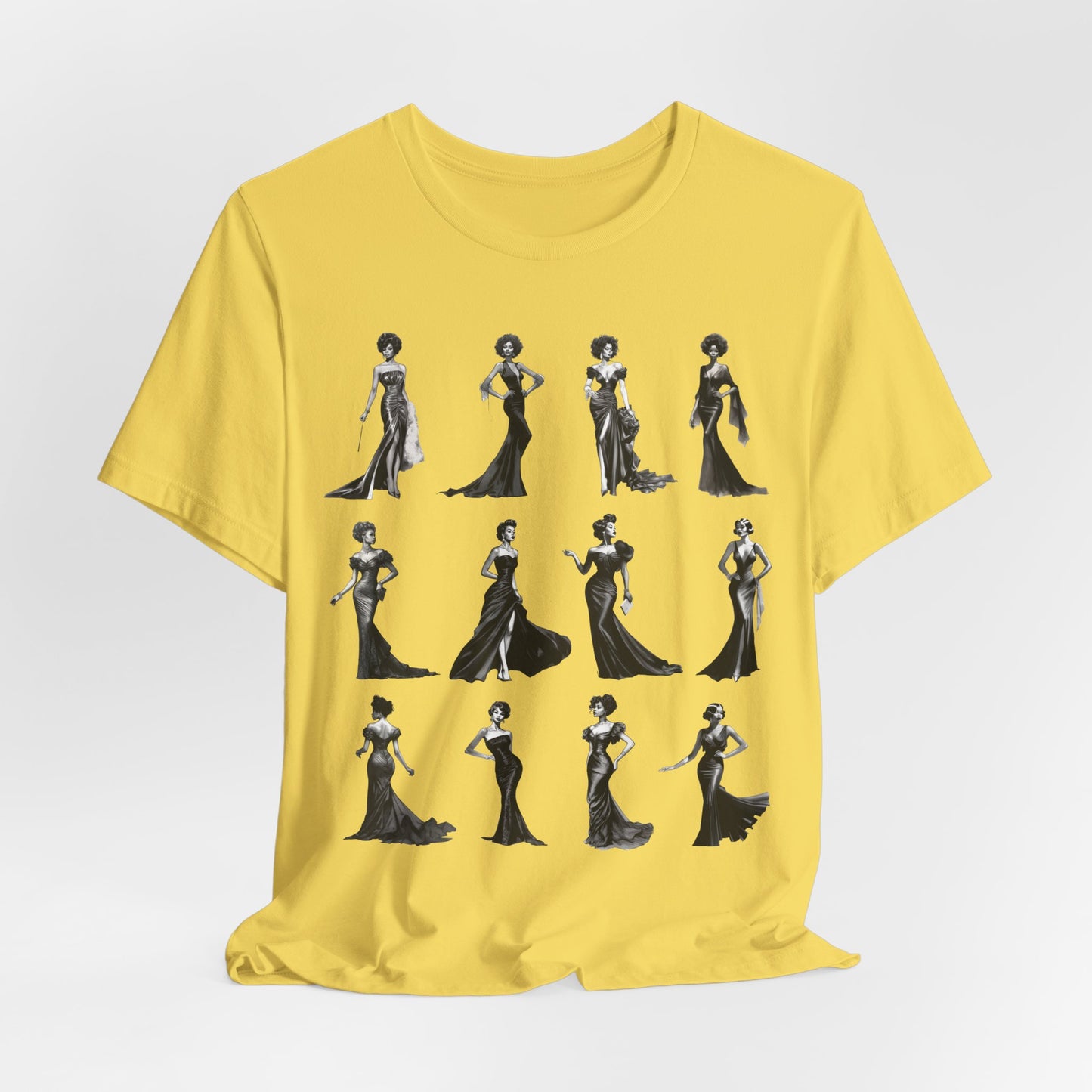 Black Dress Glamour T-shirt