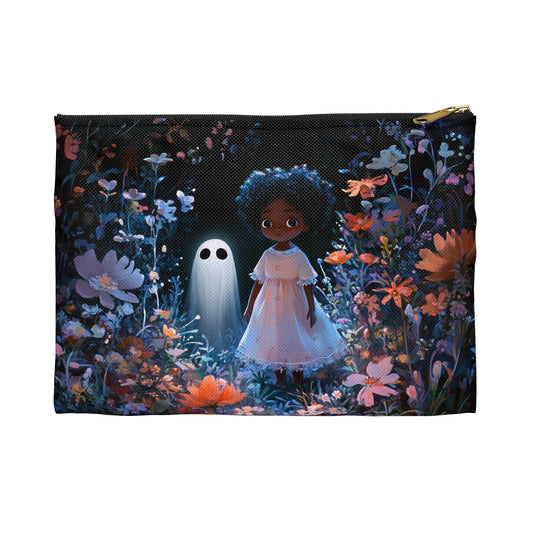 Afro Girl with Ghost Pouch